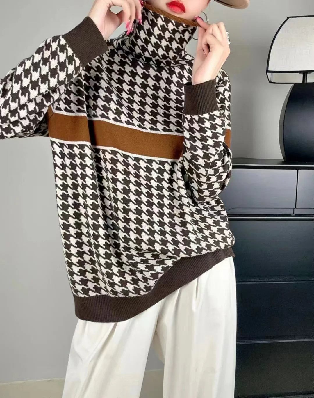 | Elegant turtleneck sweater