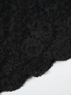 Sheer And Sexy Short Suspender Dress With Mesh Lace Trim