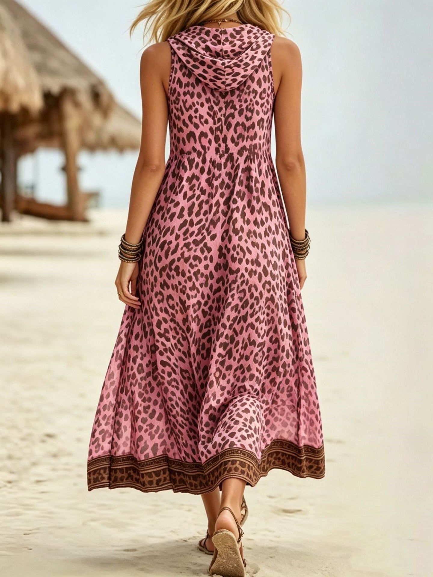 Simple Solid Color Patchwork Dress