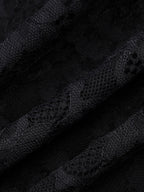 Lace-trimmed Bodycon Mini Dress
