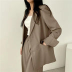 | Women's Tailored Suit Set, Long Blazer