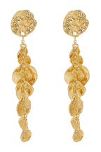 Light Luxury Metal Disc Pendant Earrings