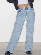 Casual Wash Boyfriend Jeans