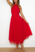 Maricela Effortless Dress with a Long Skirt Boutique Collection