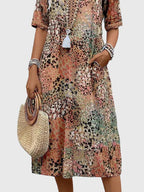 | Floral Midi Dress