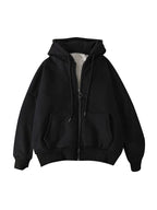 Fleece Lined Thermal Zip Up Hoodie