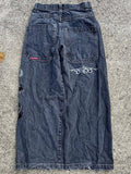Retro Embroidery Hip Hop Street Boyfriend Jeans