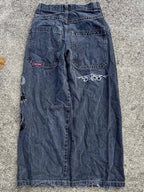 Retro Embroidery Hip Hop Street Boyfriend Jeans