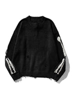 Oversized Skeleton Knit Sweater