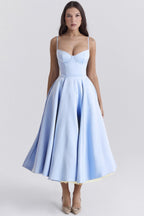 Double-Layer Sheer Party Dress