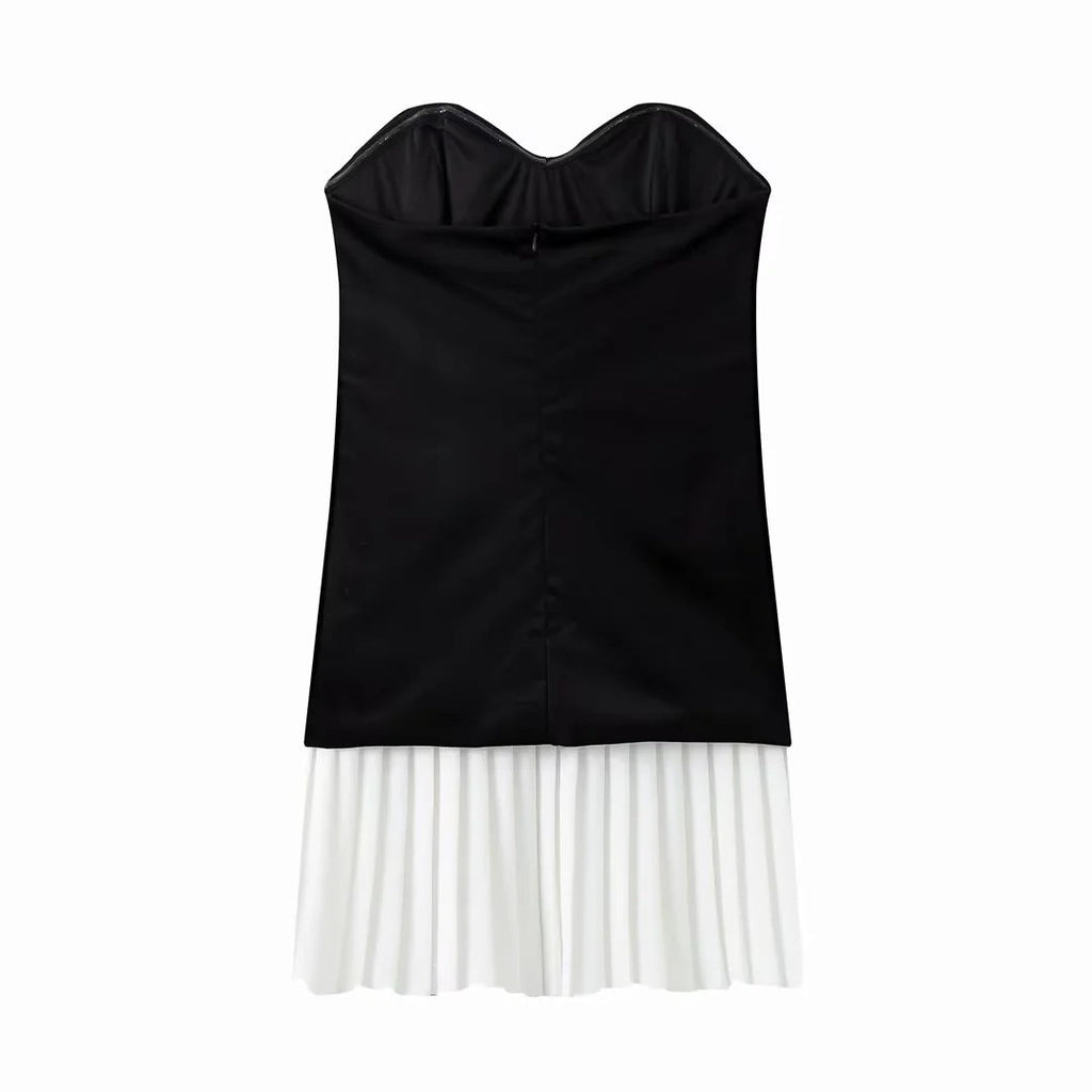 REECE WHITE RUFFLE MINI DRESS