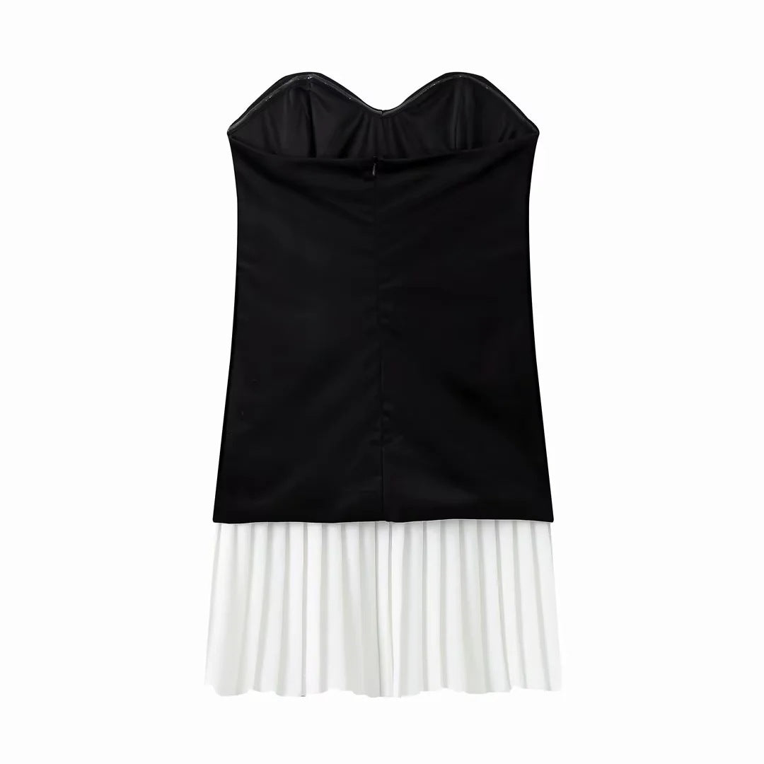 REECE WHITE RUFFLE MINI DRESS