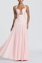 Seraphina Deep V Maxi Dress