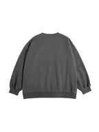 Contrast Color Letter Print Oversized Sweatshirt