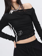 Lace Long Sleeve Tee