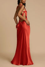 Satin One Shoulder Bodycon Dress
