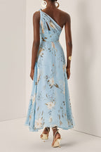 Seraphina One-Shoulder Floral Maxi Dress