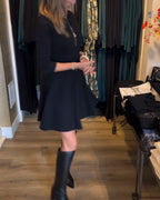 Paty Effortless Zip Dress Elevated Occasion Wear
