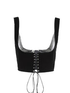 Crossover Tie Up Corset Top