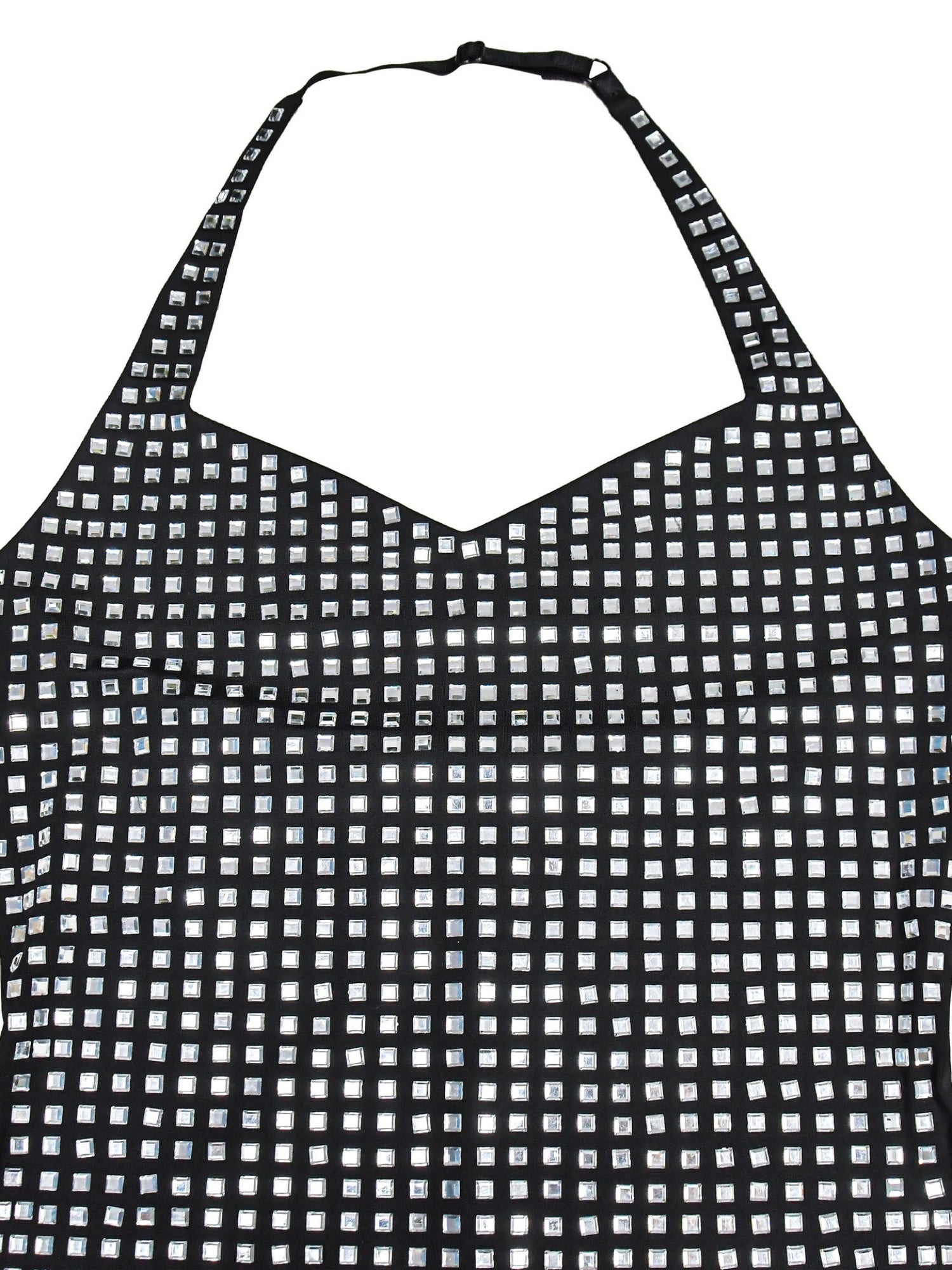 Neckband Rhinestone-studded Slim-fit Hip Wrap Sparkling Party Party Mini&Short Dresses