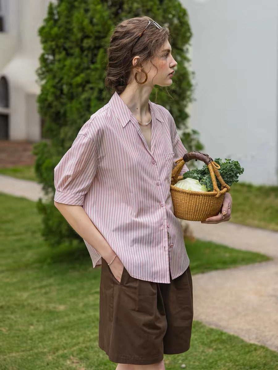 Striped Work Shirt