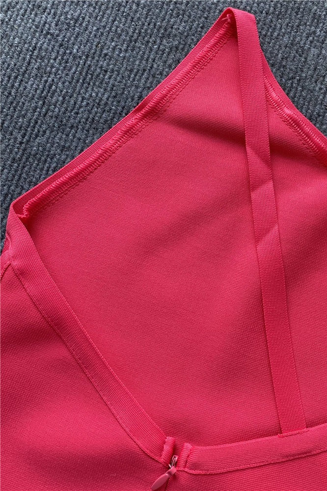One Shoulder Backless Dress