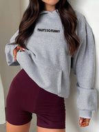 Letter Oversized Hoodie
