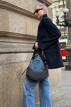 Striped Oversized Blazer Coat
