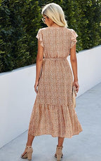 | Front Tie Detail Maxi Dress