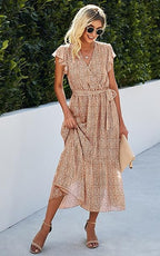 | Front Tie Detail Maxi Dress