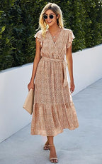 | Front Tie Detail Maxi Dress