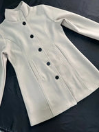 | Single-breasted knit coat