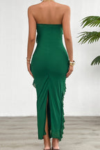Sexy Fitted Strapless Work Dress