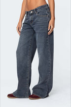 Low Rise Vintage Wide Leg Jean