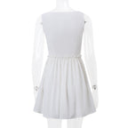 Amara Backless A-Line Mini Dress