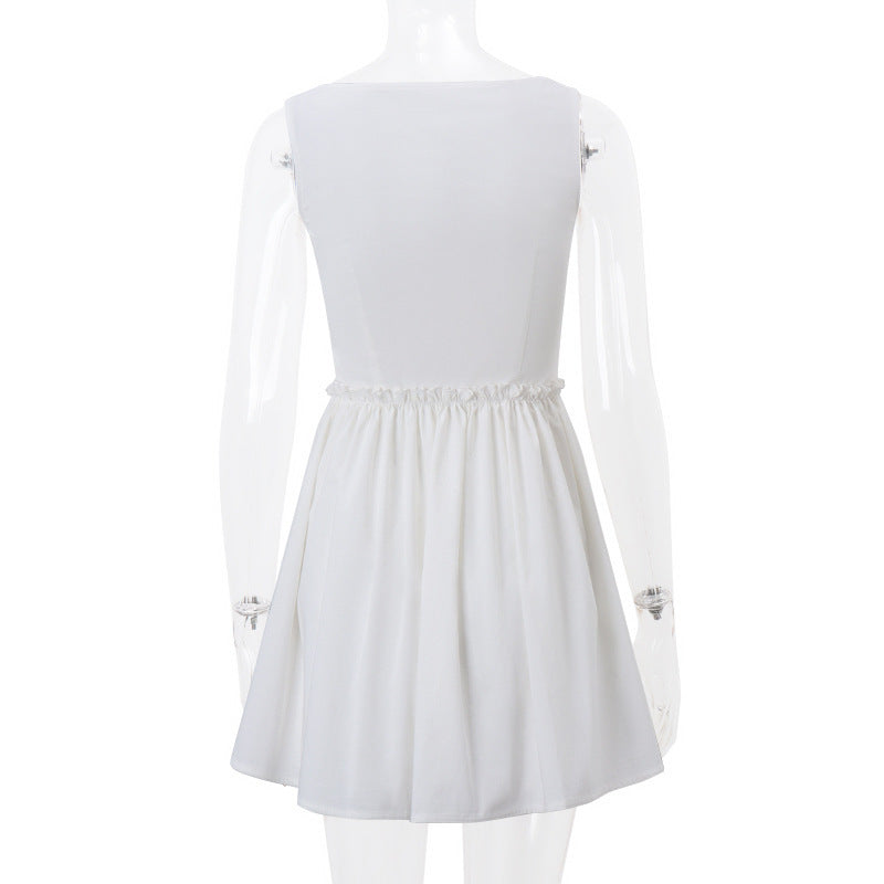 Amara Backless A-Line Mini Dress