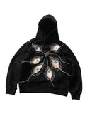 Eye Pattern Oversized Hoodie