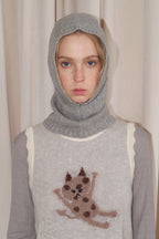 Wool Balaclava One-Piece Warm Knitted Hat