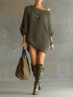 Elowen | Knit Batwing Mini Dress