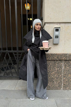 Long Stand Collar Puffer Jacket