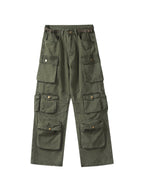 Multi Pockets Vintage Baggy Cargo Jeans