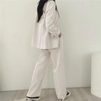 | Women's Tailored Suit Set, Long Blazer