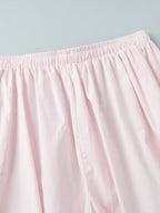 Pure Cotton Lantern Pants Color Loose-fit Comfort Pants