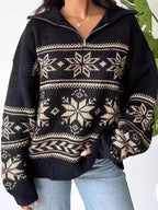 Jacquard Oversized Sweaters