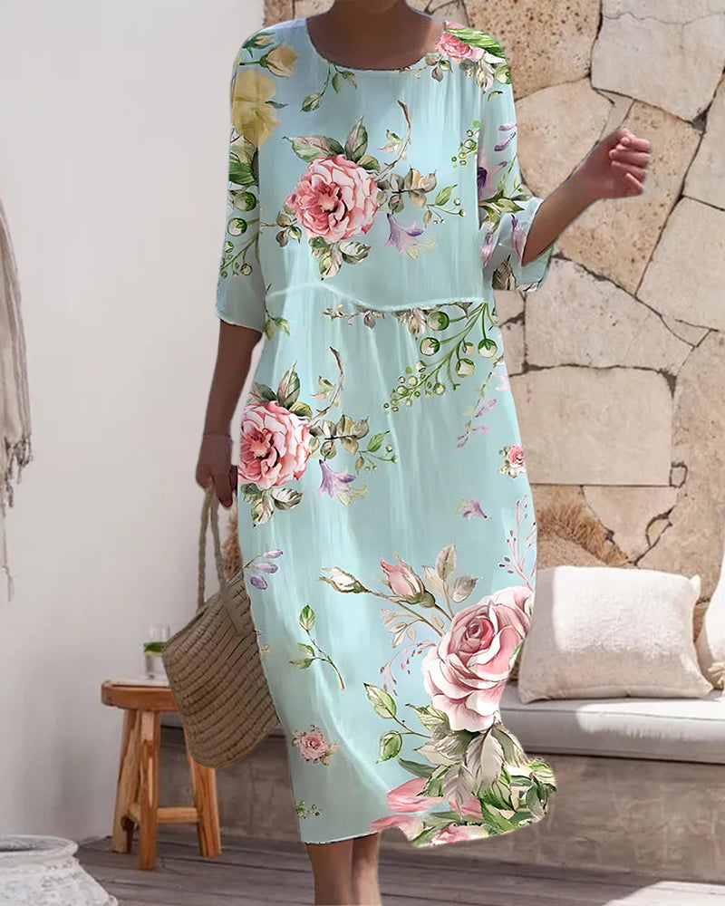 Rosalía Exclusive Floral Dress Designer Edit