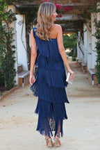 Frida Elevated One Shoulder Dress Occasion Wear