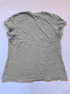 Vintage Brown Guitar Print Short Sleeve Tee