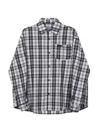 Versatile Checkered Long Sleeve Blouse