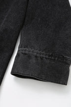 Dark Vintage Relaxed Denim Overcoat
