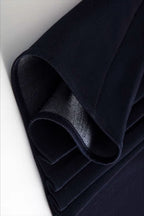 Textured Double Breasted Two Piece Blazer Skirt Set